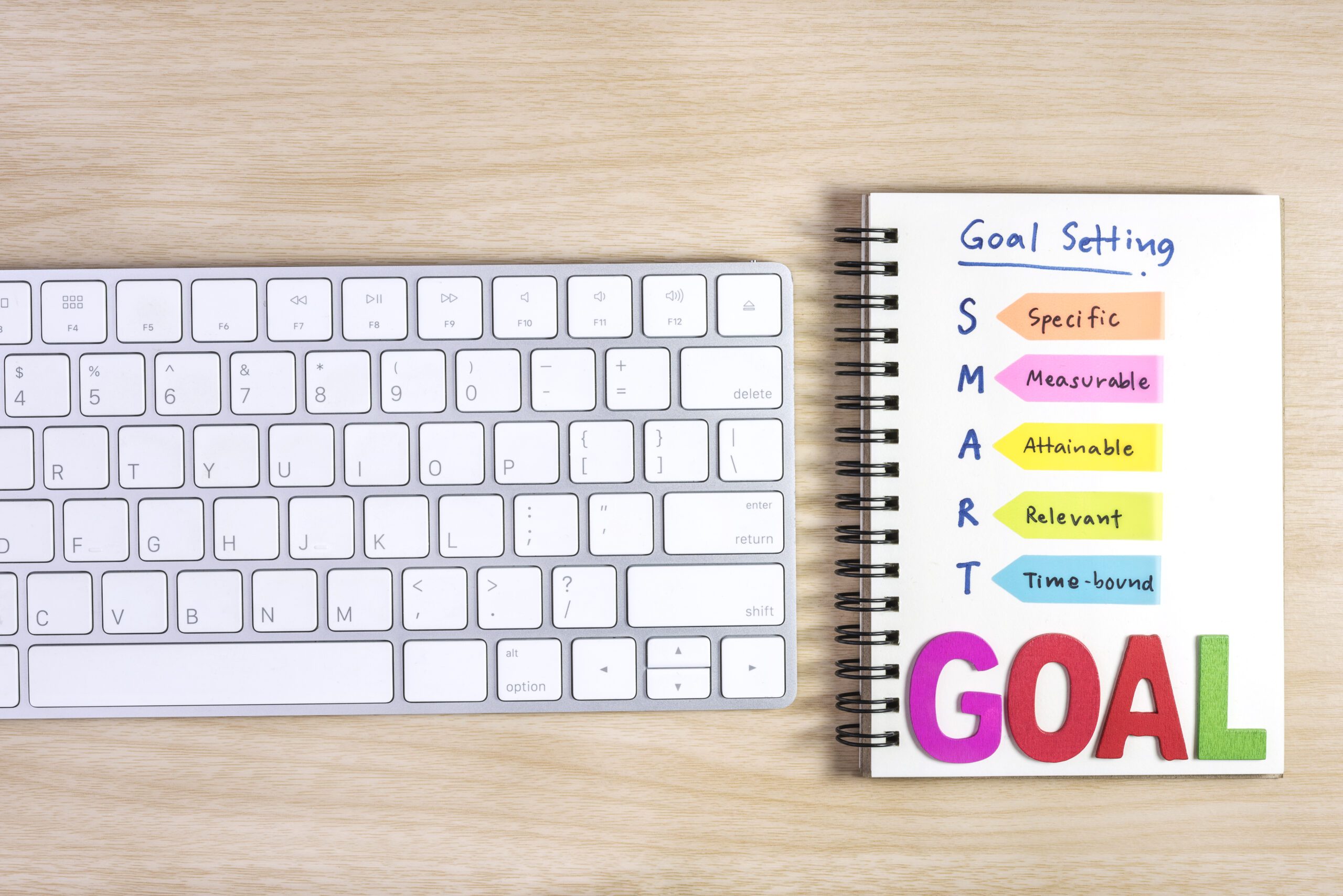 Smart Goals Setting Written Notebook Scaled 