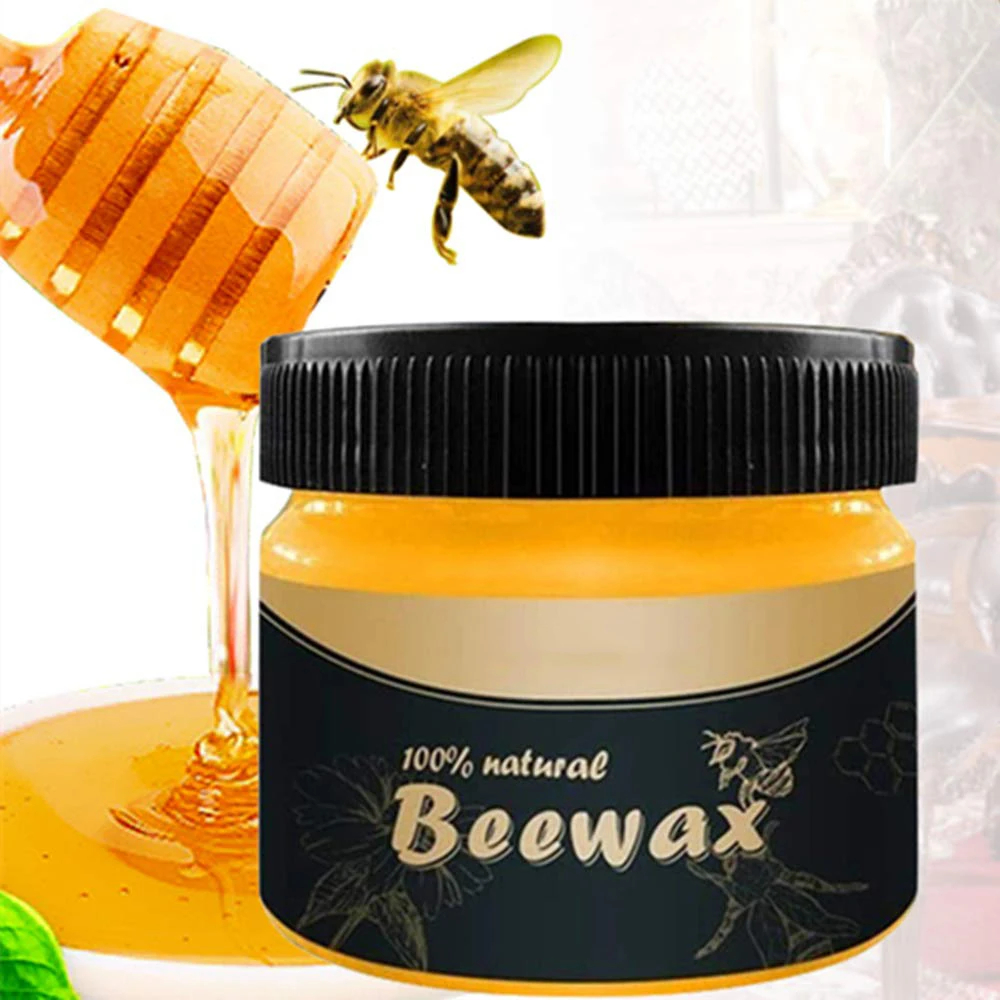 Natural Beeswax Wood Polish & Conditioner for Furniture - Image 2