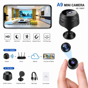 A9 Mini WiFi Security Camera HD 1080P