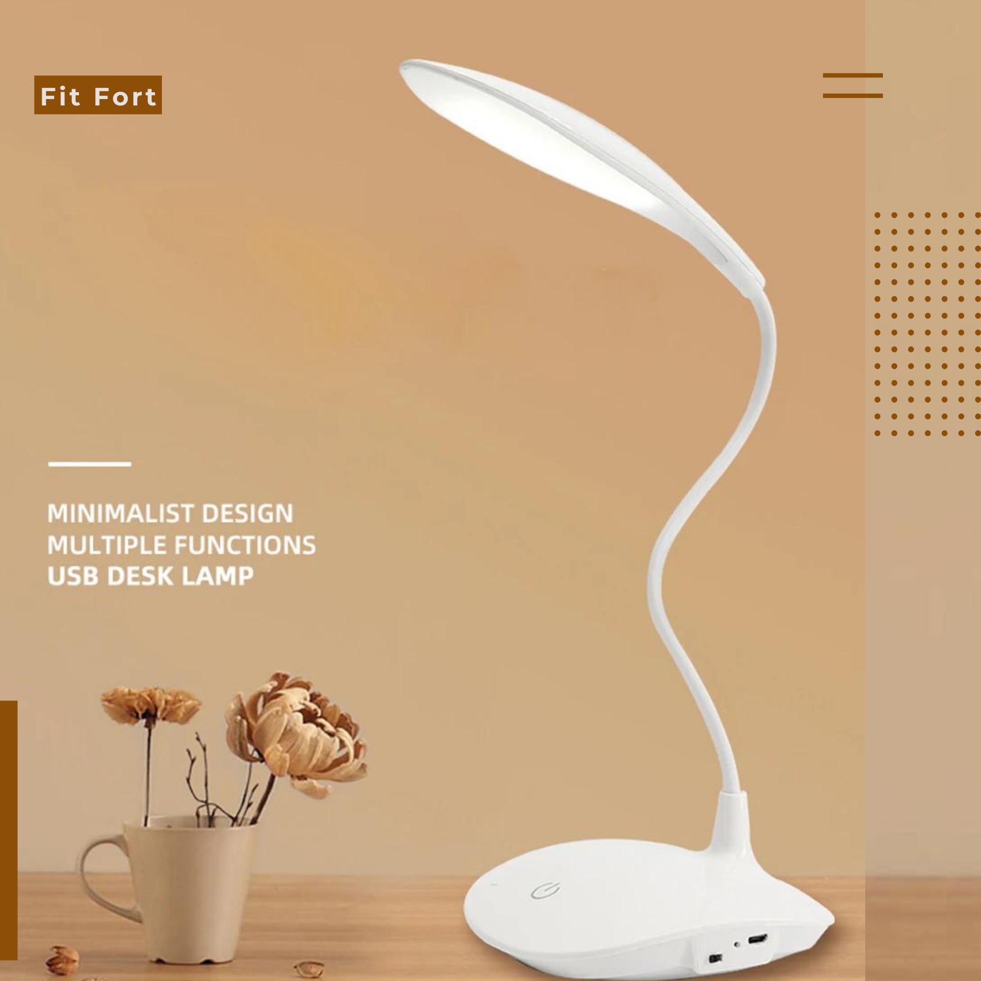 Portable 360° Adjustable LED Desk Lamp with 3 Brightness Levels - Image 11