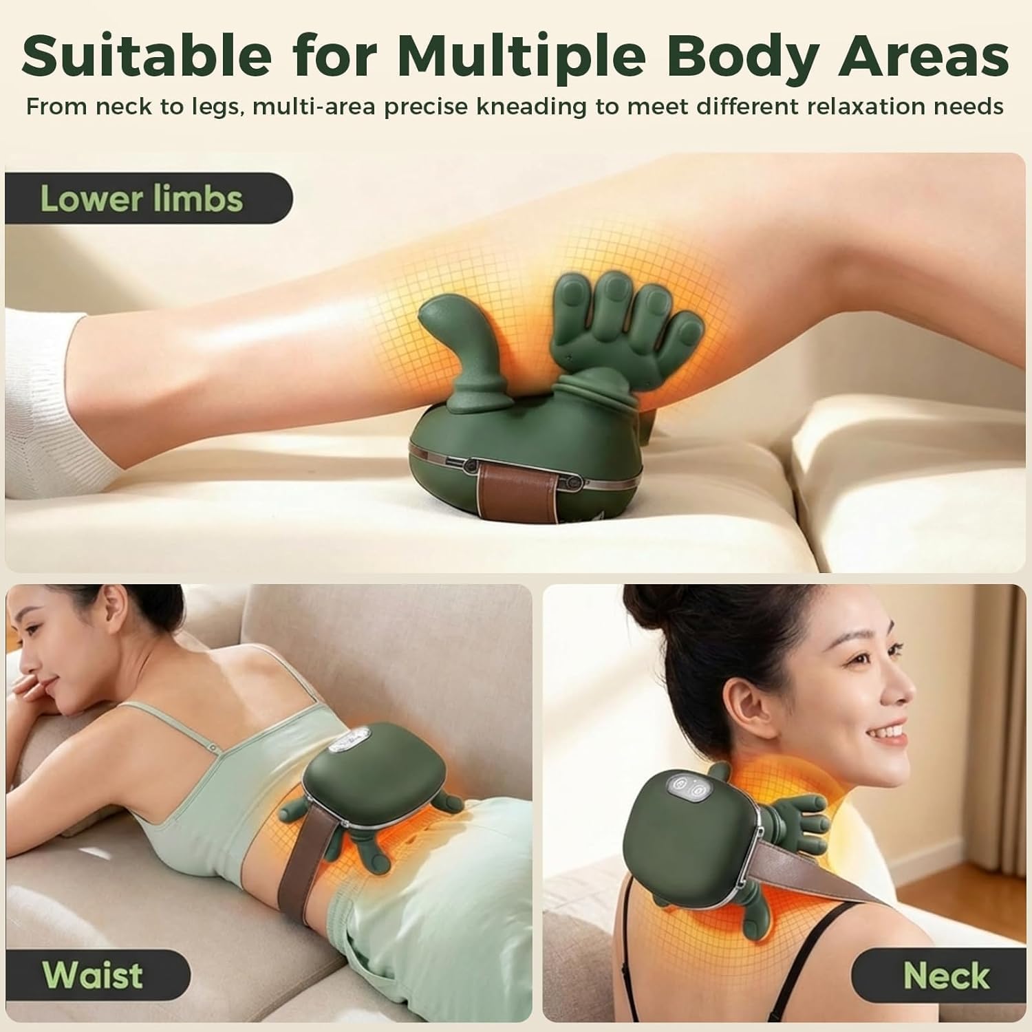 Wireless Neck and Shoulder Massager with Heat - Image 5