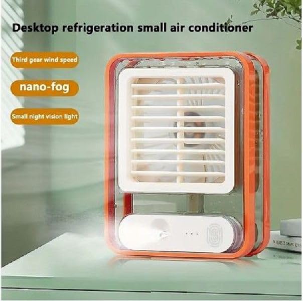 Portable Misting Desk Fan with LED Night Light - Image 5