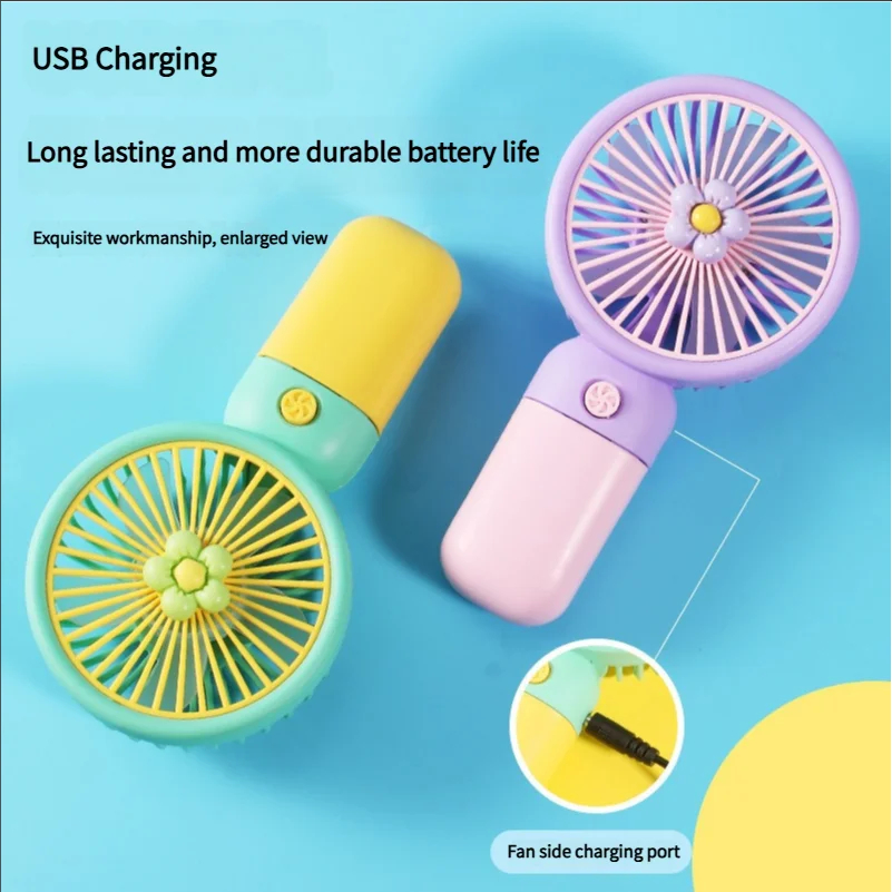 Portable Rechargeable Mini Table Fan for Home & Office - Image 3