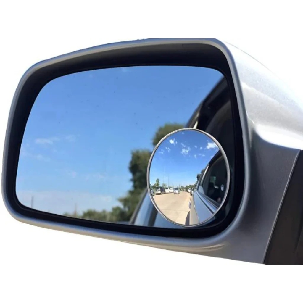 Car Blind Spot Mirror Set, 2 Pcs Round Original Glass Convex Mirrors - Image 9