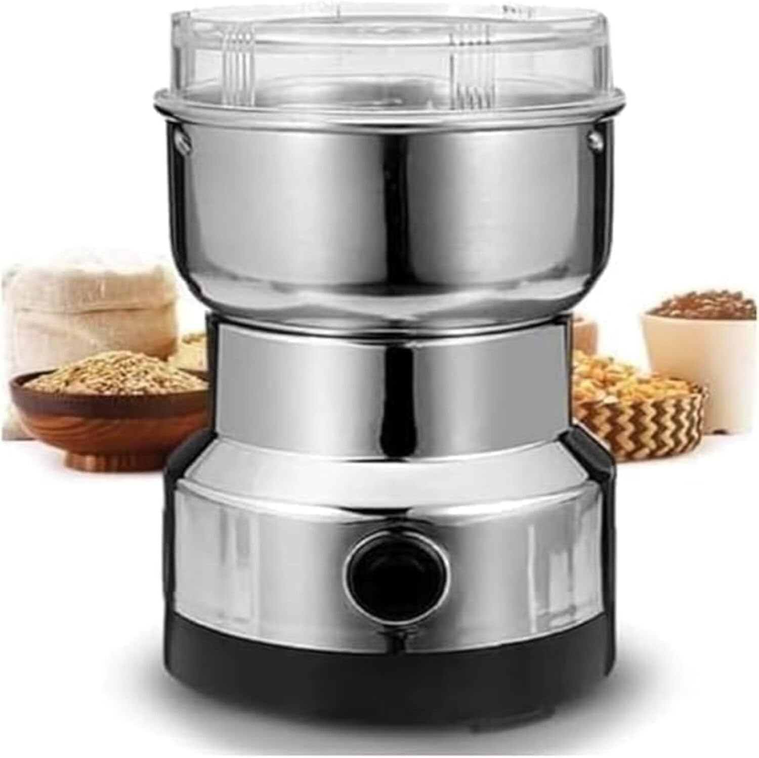 Electric Coffee and Spice Grinder with 4 Stainless Steel Blades - Image 2