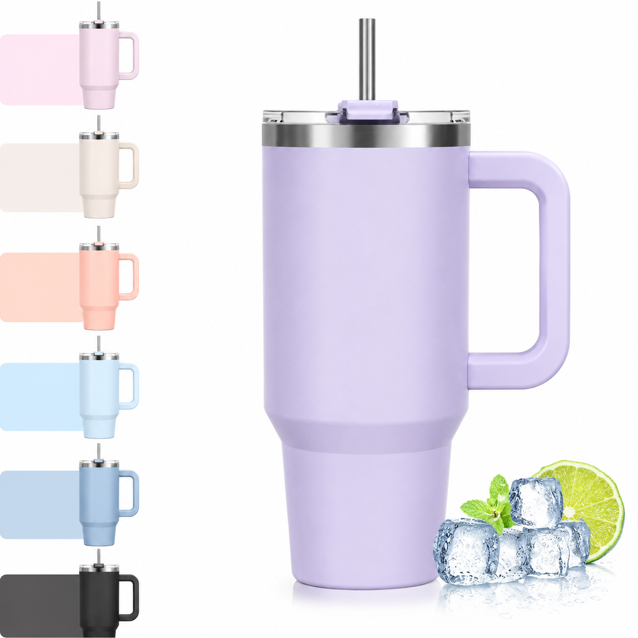 40 oz Stainless Steel Thermal Travel Mug
