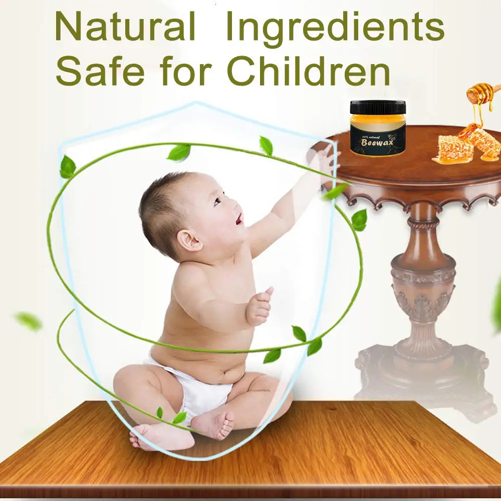 Natural Beeswax Wood Polish & Conditioner for Furniture - Image 3
