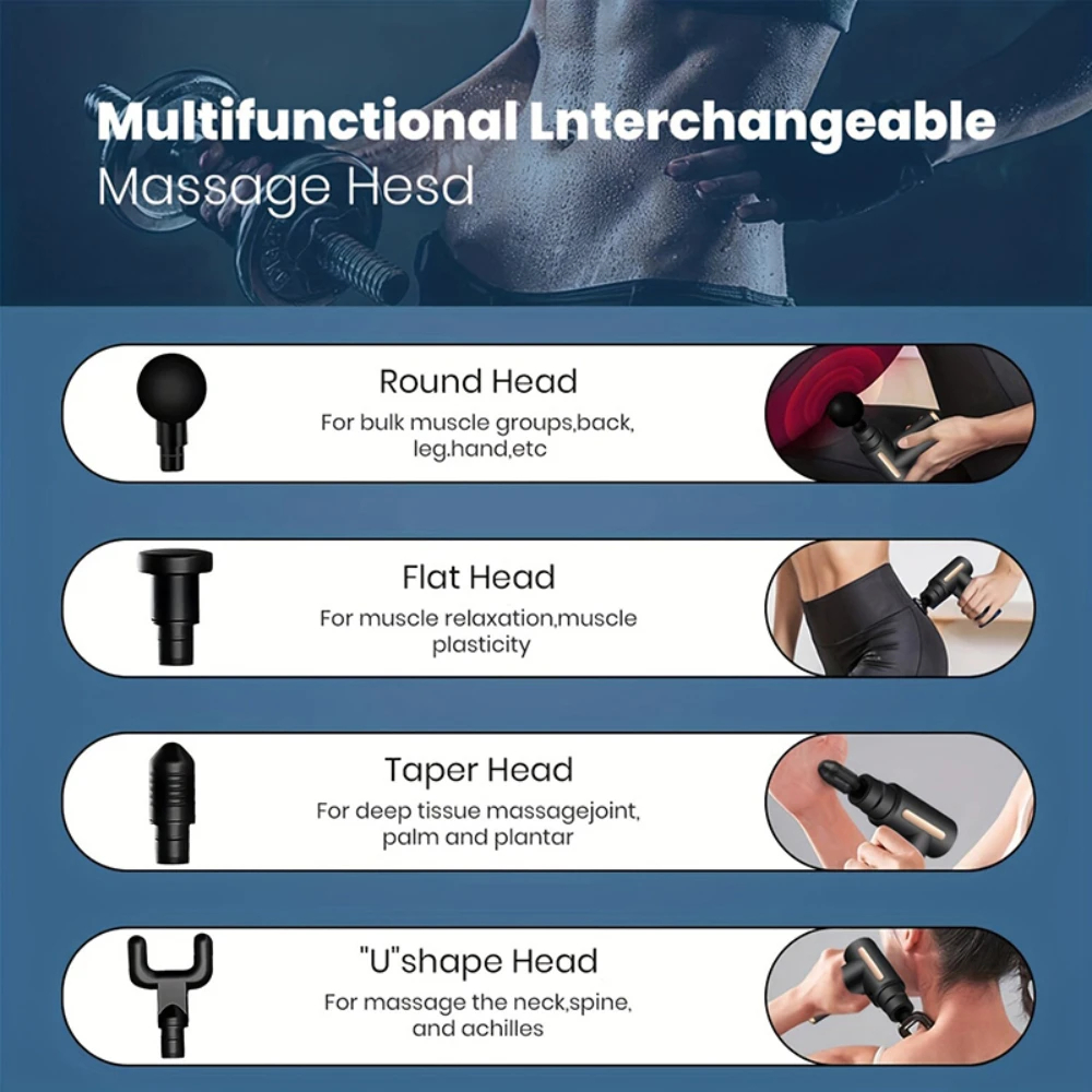 Portable Deep Tissue Massage Gun for Muscle Relaxation - Image 6