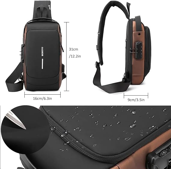 Men's Anti-Theft Chest Sling Bag - Image 3