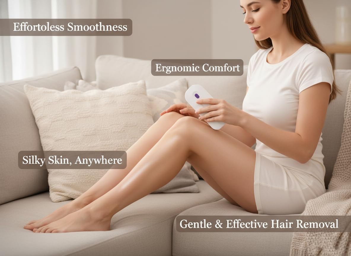 Rechargeable Electric Hair Remover with Sensor Light Technology - Image 7