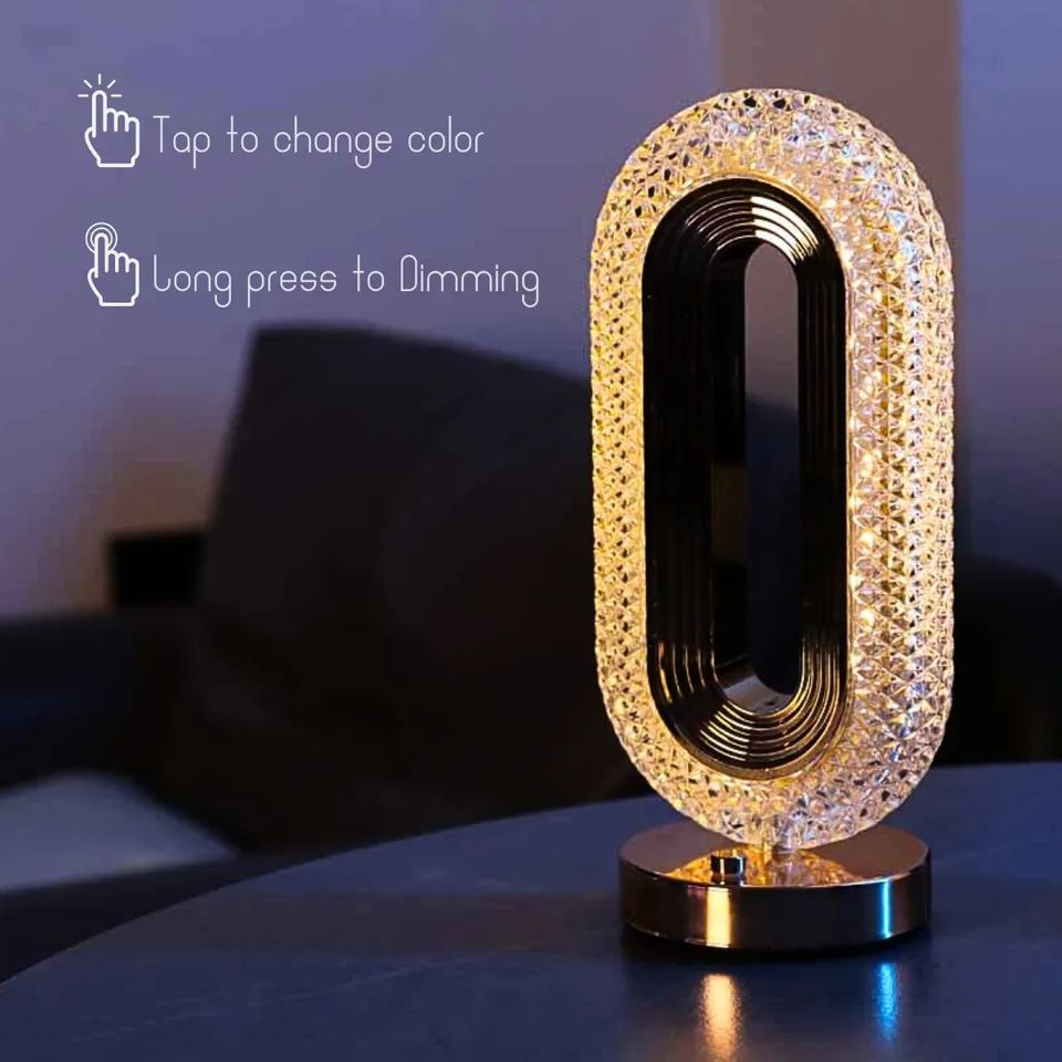 Modern Iron Crystal Table Lamp - Image 10