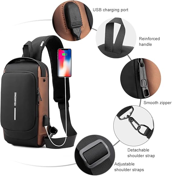 Men's Anti-Theft Chest Sling Bag - Image 7