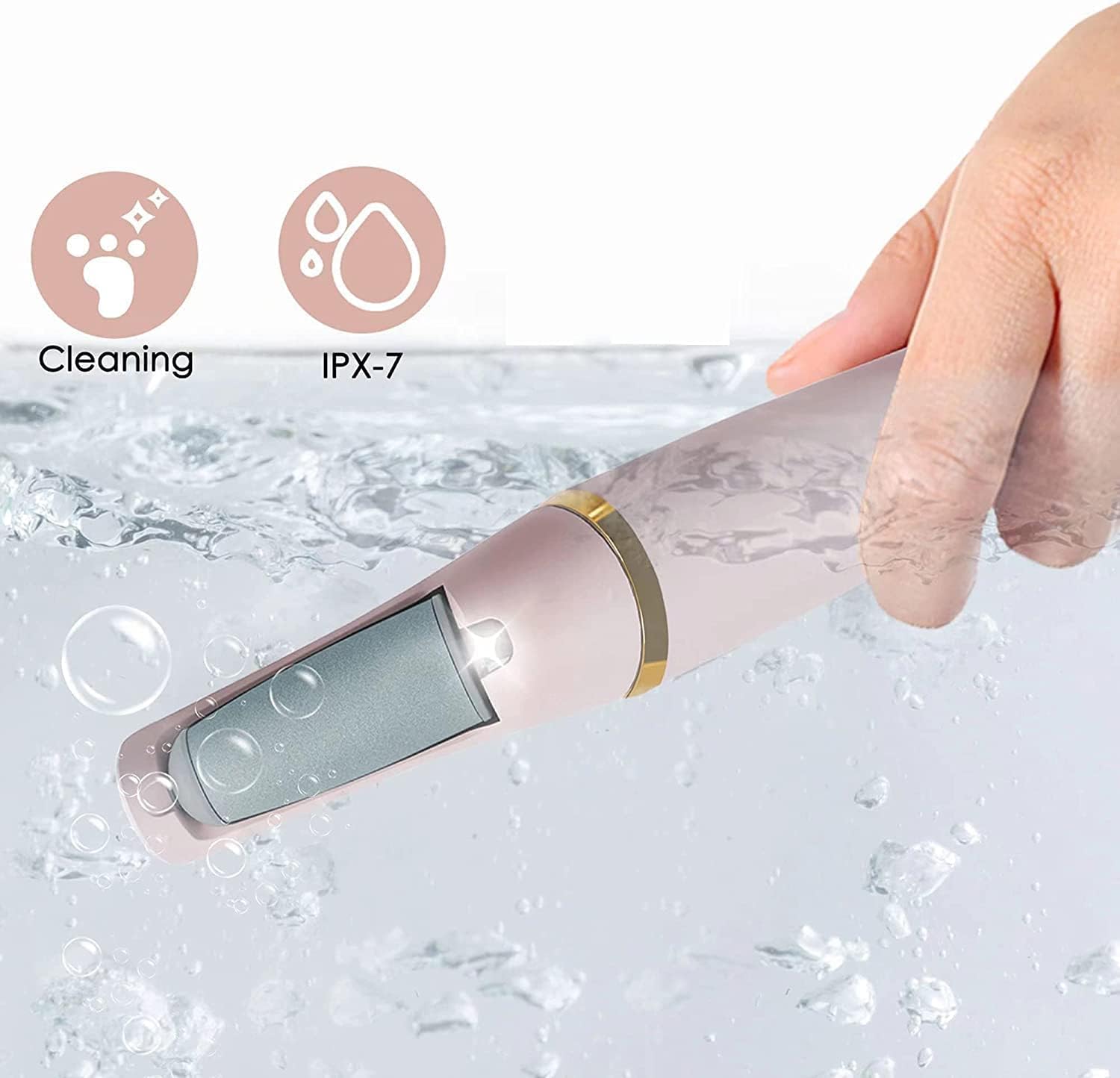 Electric Pedicure Foot File Callus Remover Rechargeable Foot Scrubber - Image 3