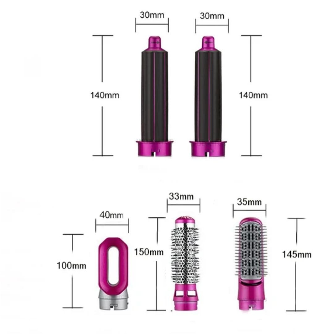 5-in-1 Hair Styler and Dryer Brush Set - Image 6