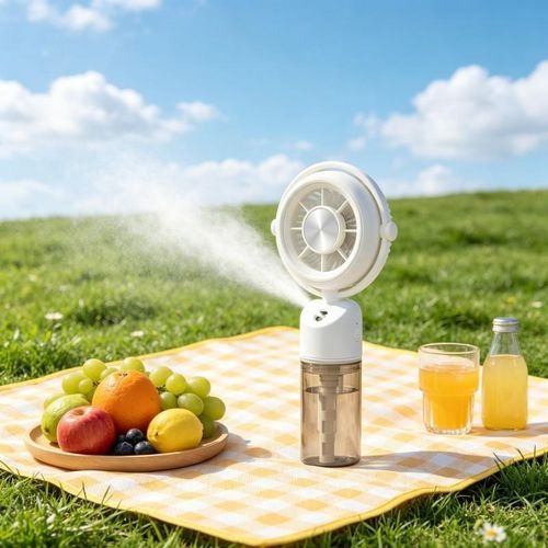 Portable Misting Handheld Fan with Water Spray - Image 8
