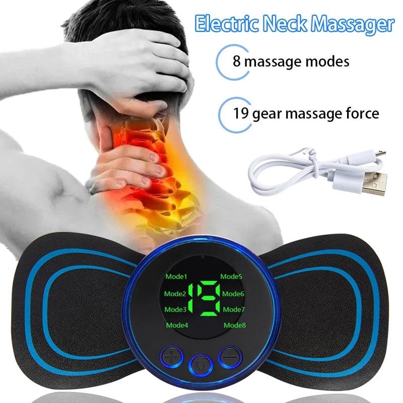 Rechargeable EMS Massage Patch with 8 Modes and 19 Intensity Levels - Image 5