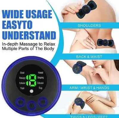 Rechargeable EMS Massage Patch with 8 Modes and 19 Intensity Levels - Image 7