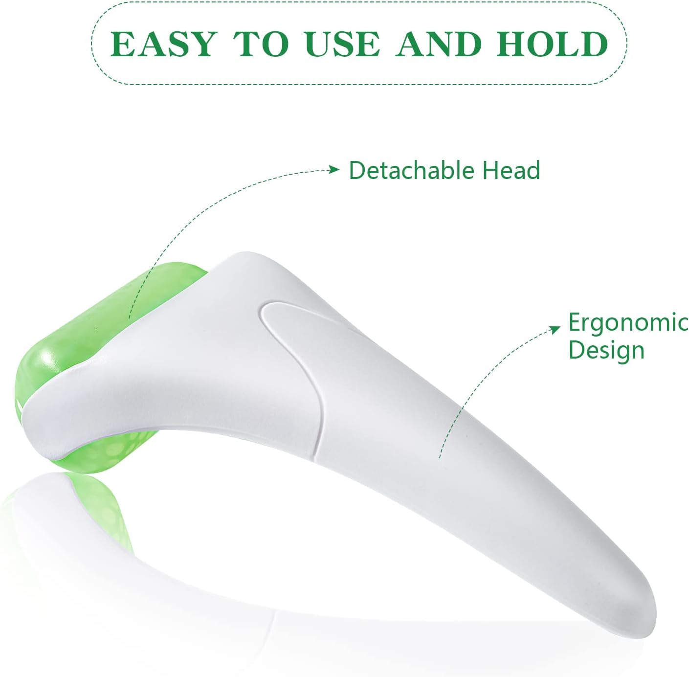 Reusable Ice Roller for Face and Eyes, Cooling Facial Massage Tool for Skincare - Image 3