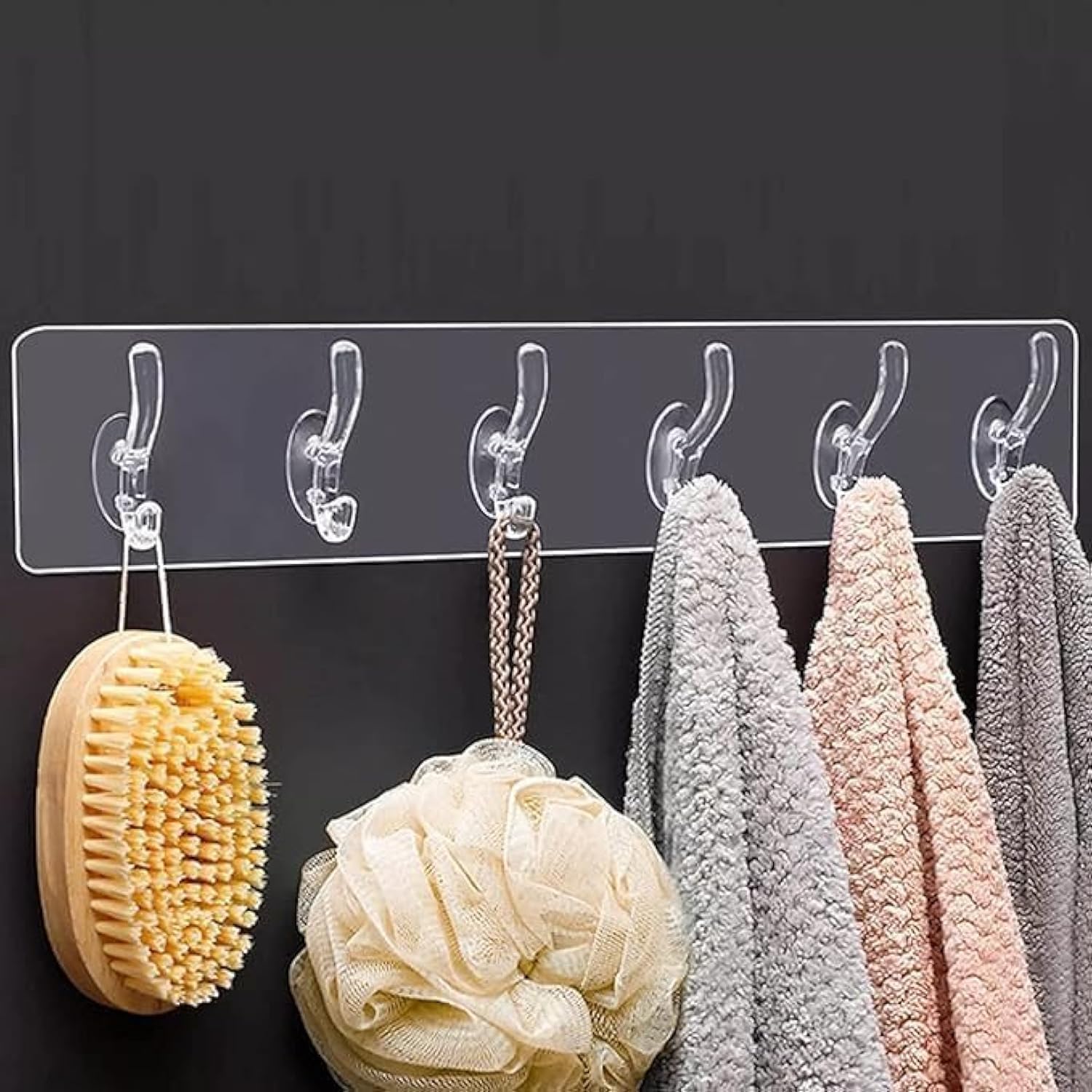 Self-Adhesive Wall Hanger with 6 Hooks - Image 9