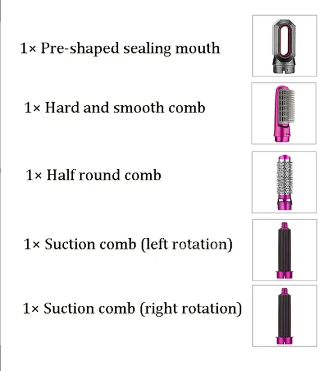 5-in-1 Hair Styler and Dryer Brush Set - Image 7