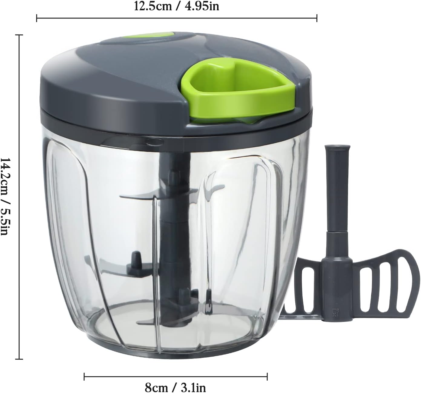 900ml Manual Food Chopper - Image 3