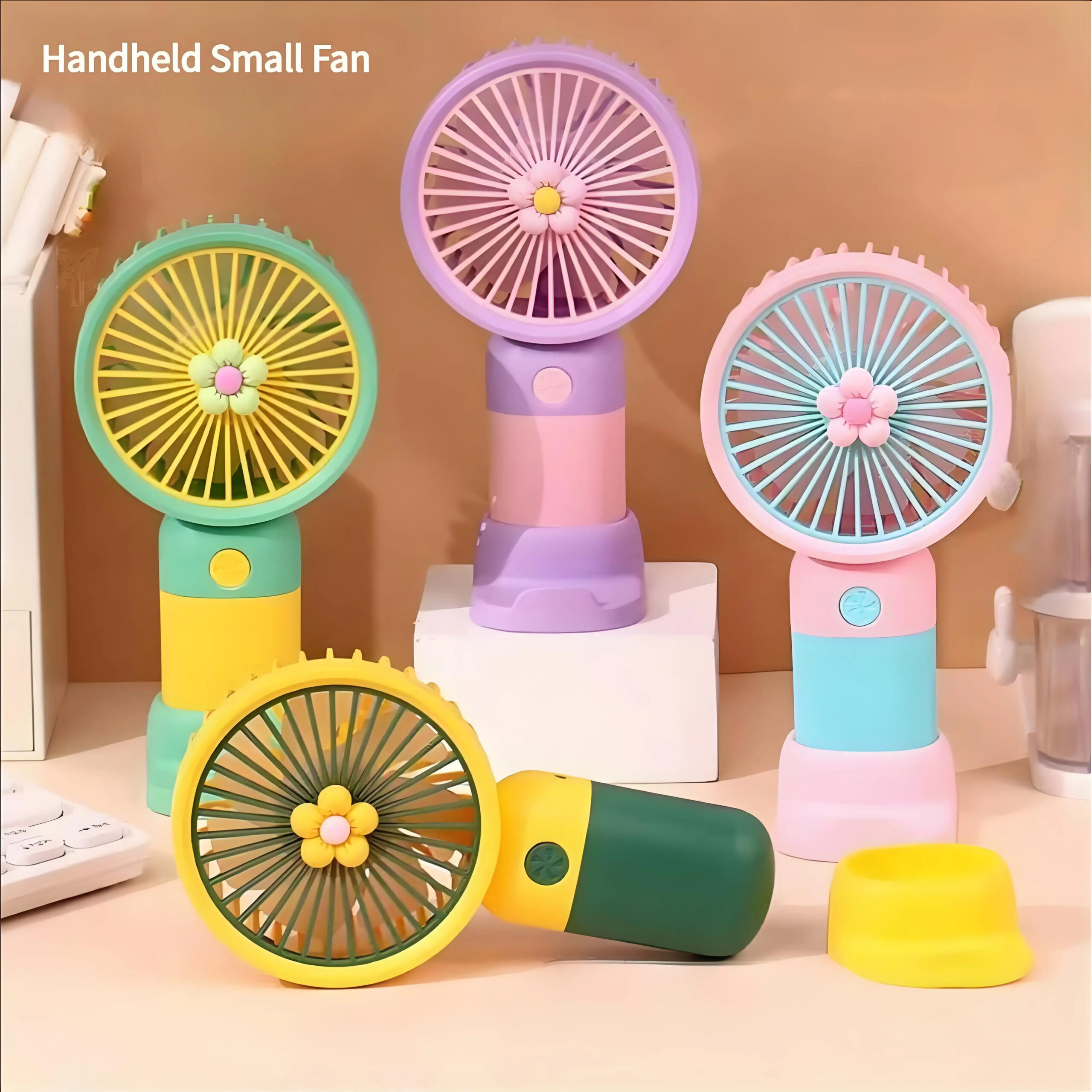 Portable Rechargeable Mini Table Fan for Home & Office - Image 4