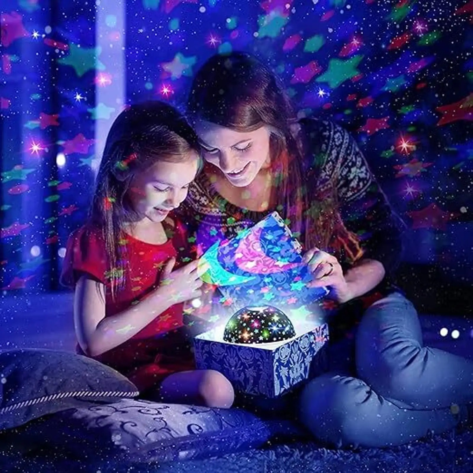 LED Galaxy Moon Lamp Starry Sky Rotating Projection - Image 8
