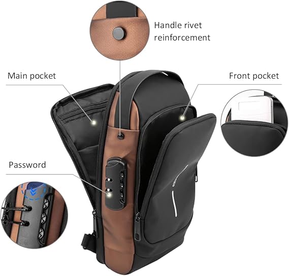 Men's Anti-Theft Chest Sling Bag - Image 4