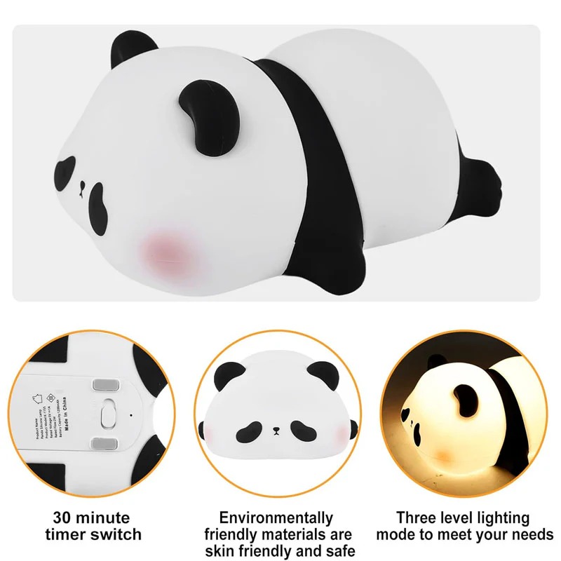 Silicone Sleeping Panda Night Lamp - Image 5