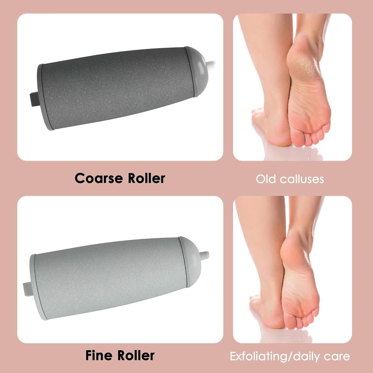 Electric Pedicure Foot File Callus Remover Rechargeable Foot Scrubber - Image 6