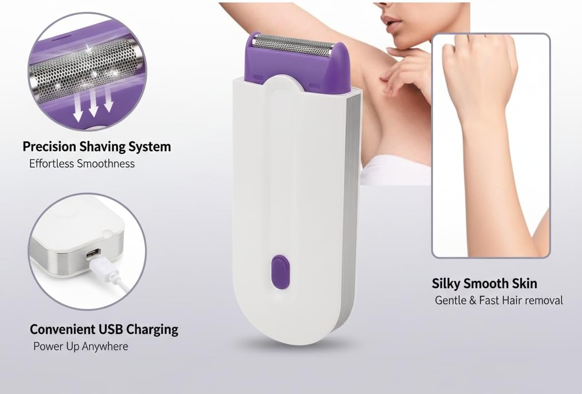 Rechargeable Electric Hair Remover with Sensor Light Technology - Image 5