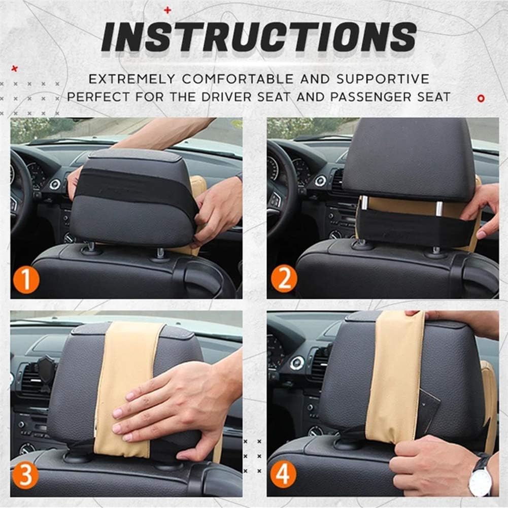 Car Seat Headrest Neck Support Cushion (1 Pcs) - Image 5
