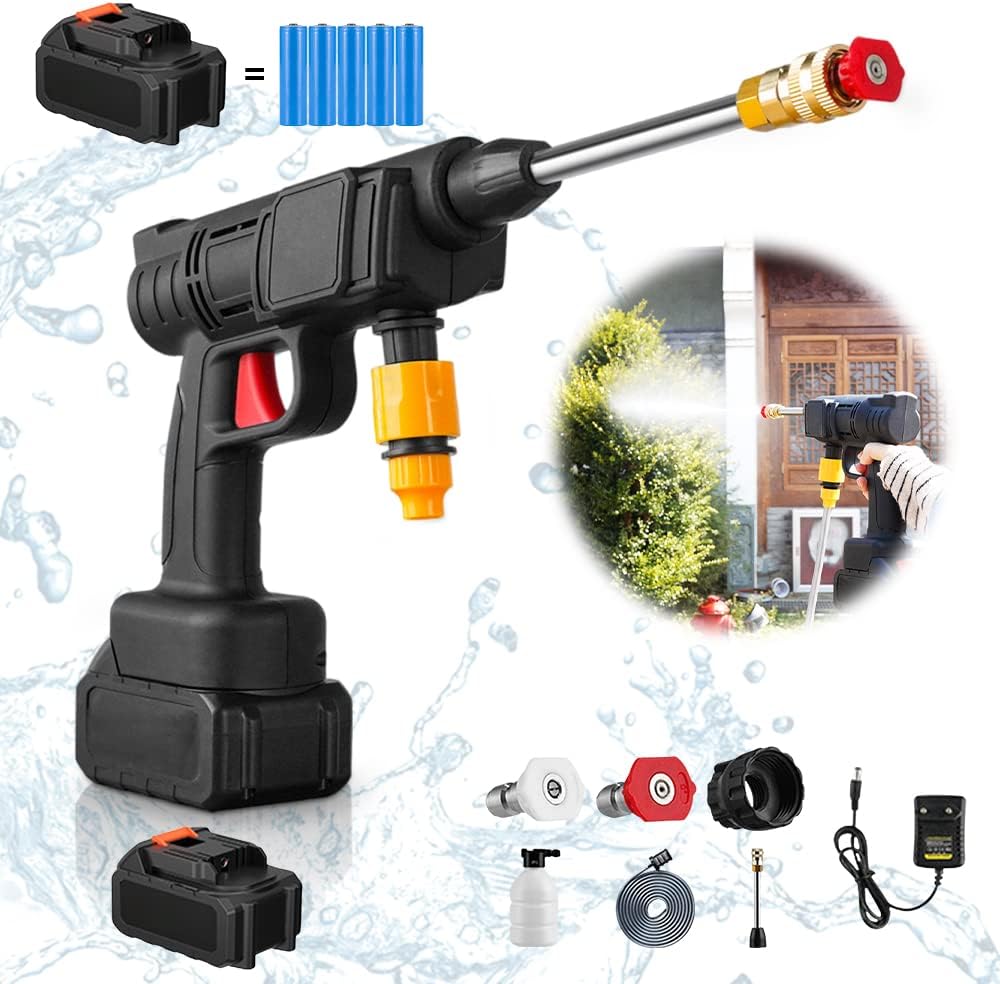 Portable Cordless High Pressure Water Spray Gun with Battery - Image 5