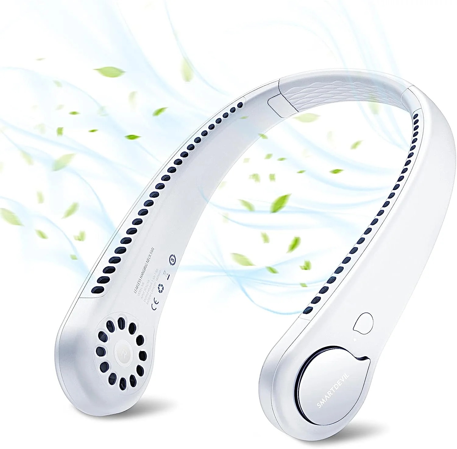 Portable Bladeless Neck Fan, Hands-Free Rechargeable Wearable Personal Fan - Image 2