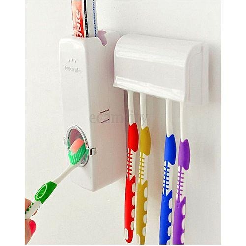 Wall Mounted Toothpaste Dispenser and Toothbrush Holder - Image 7
