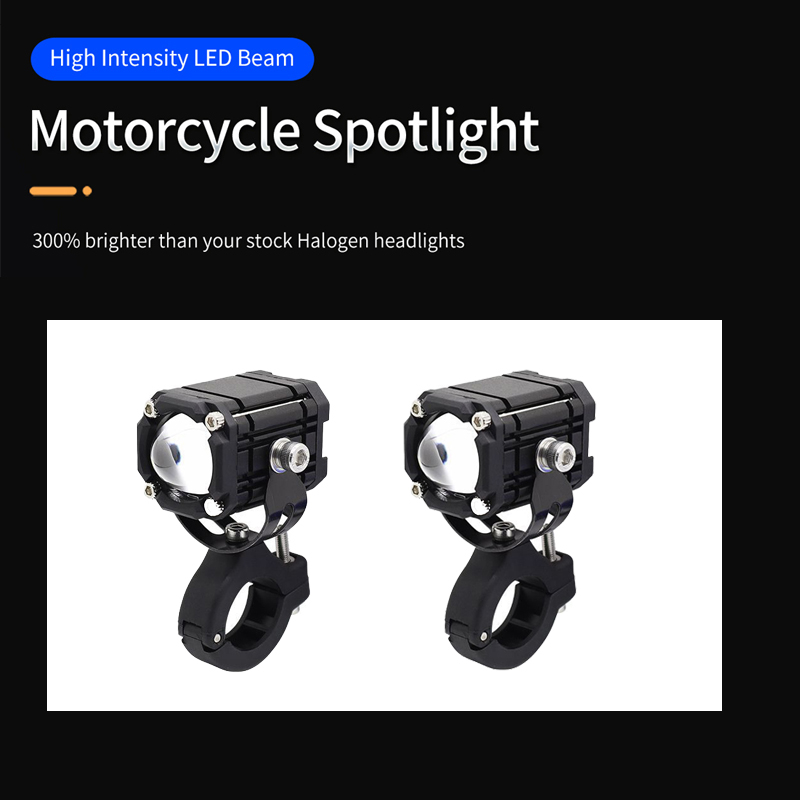 Motorcycle LED Fog Driving Lights - Image 8