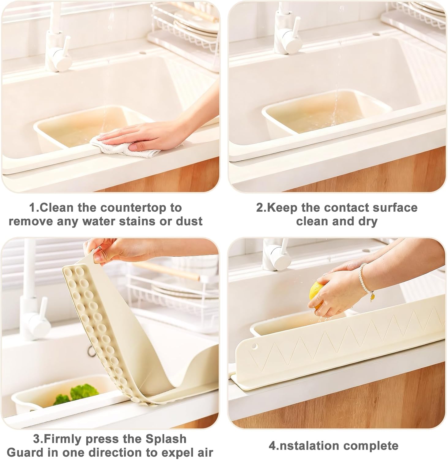 Silicone Sink Splash Guard Set - Image 8