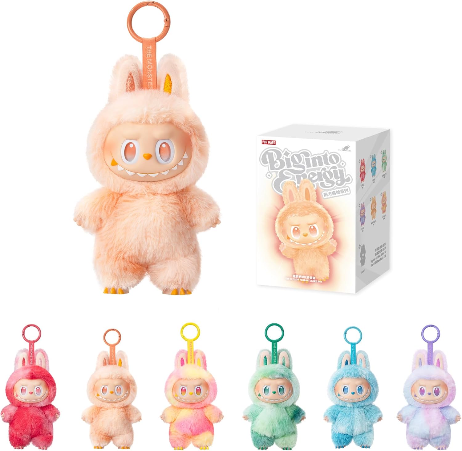 Labubu Doll Mystery Plush Collectible Blind Box Toy with Hanging Loop - Image 2