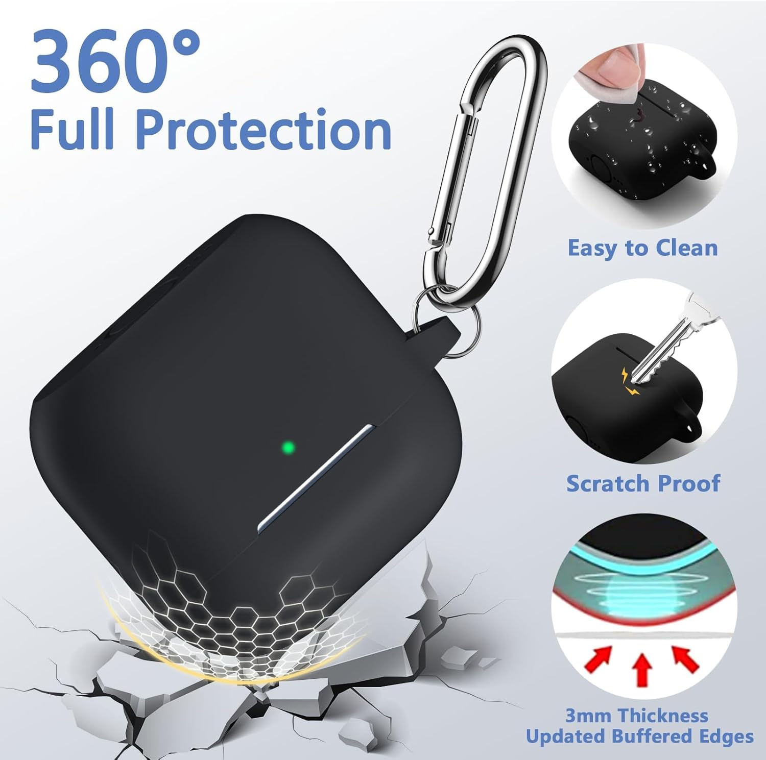 Soft Silicone Earbuds Charging Case Cover - Image 6