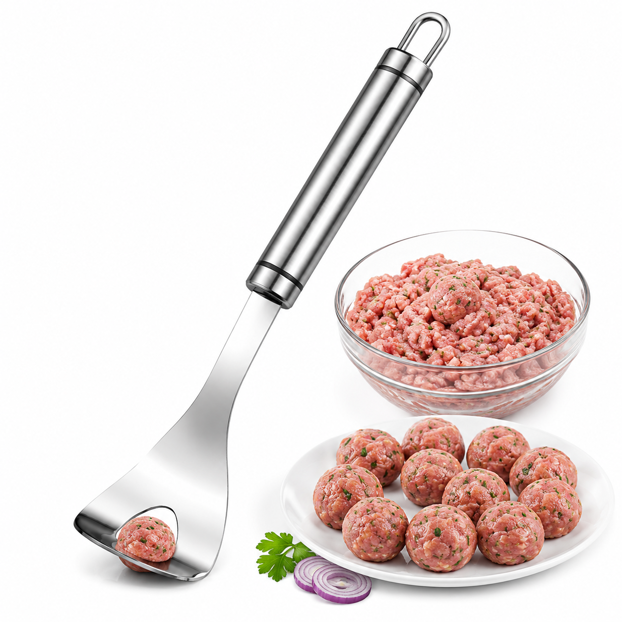 Creative Kofta & Meatball Maker Spoon - Image 2