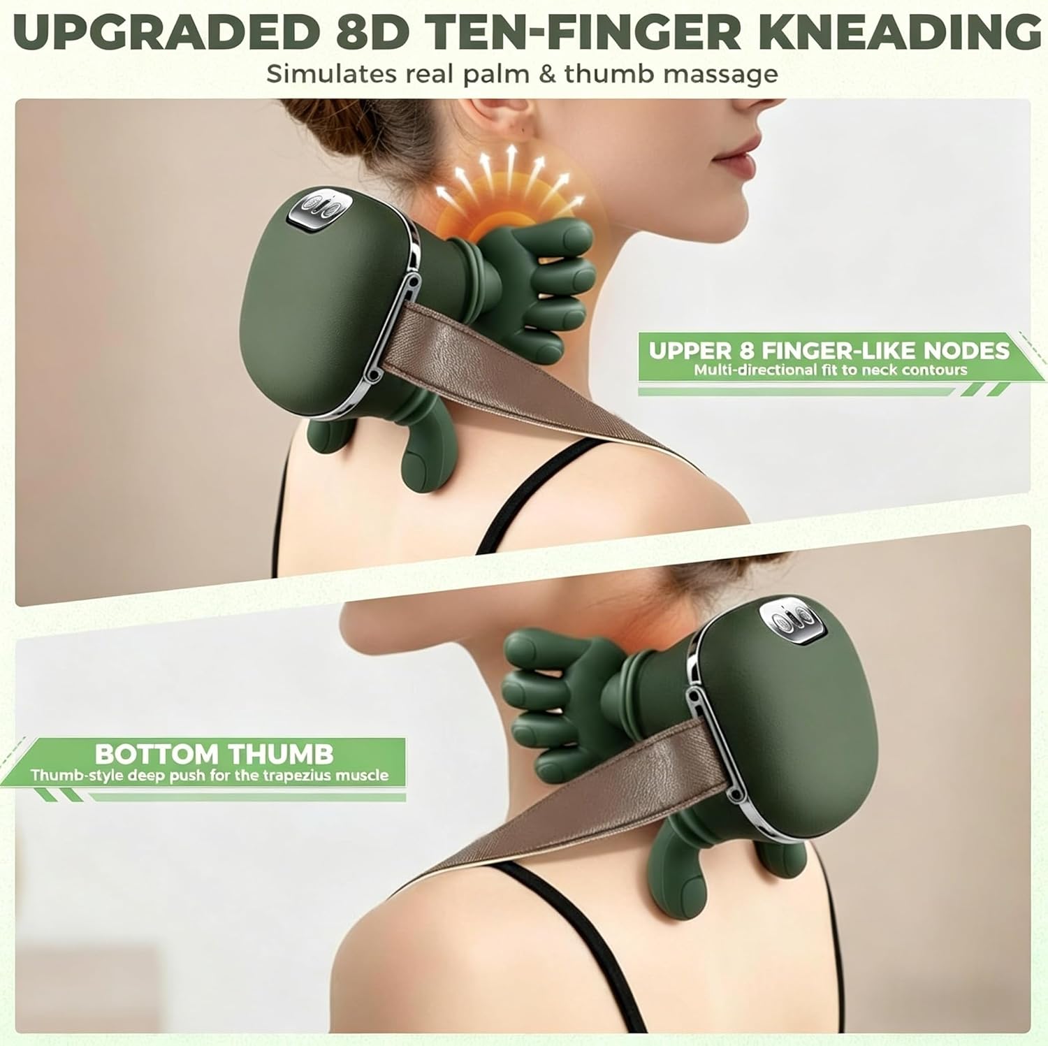 Wireless Neck and Shoulder Massager with Heat - Image 8