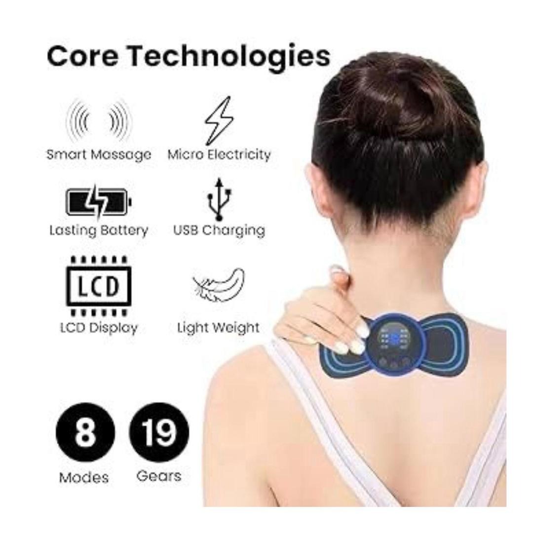 Rechargeable EMS Massage Patch with 8 Modes and 19 Intensity Levels - Image 6
