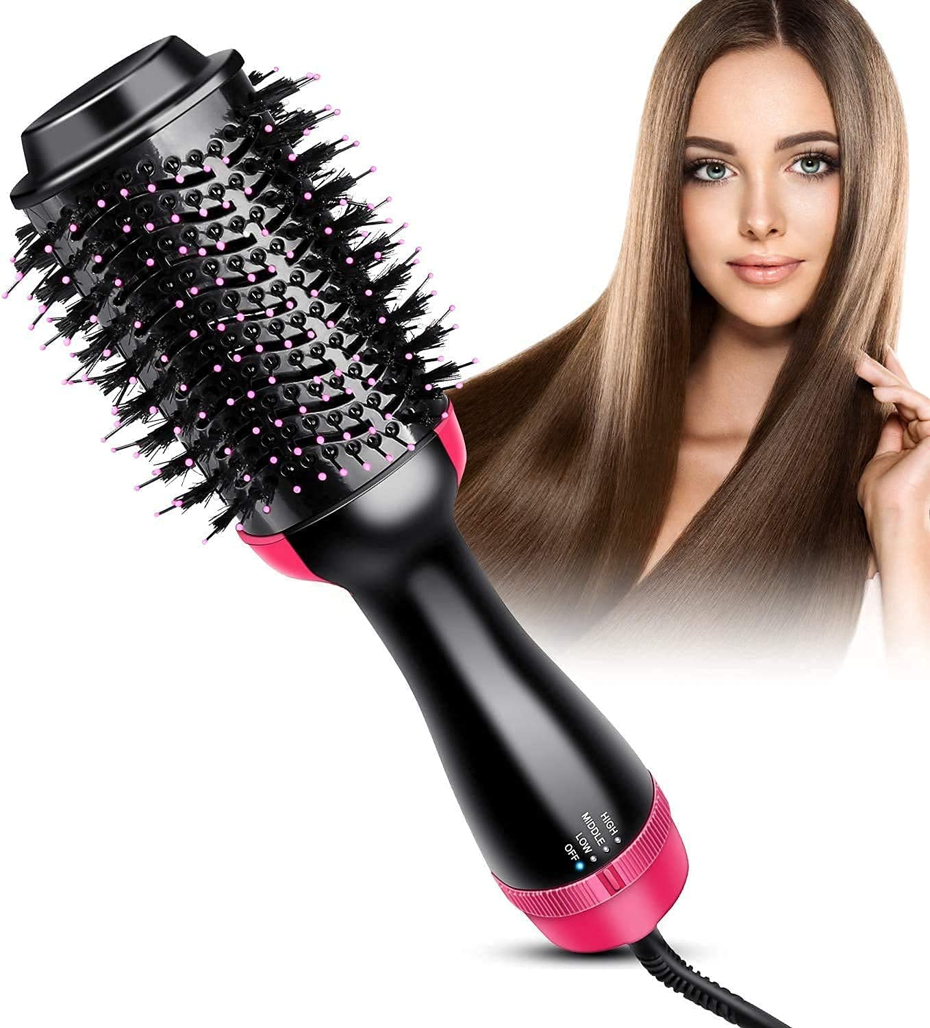 3 in 1 Hot Air Brush Hair Dryer and Styler Volumizer - Image 3