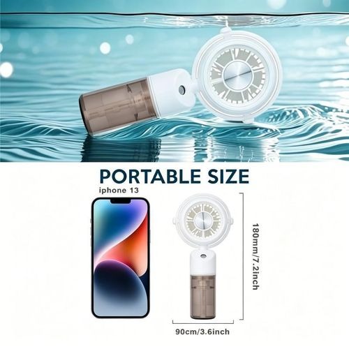Portable Misting Handheld Fan with Water Spray - Image 7