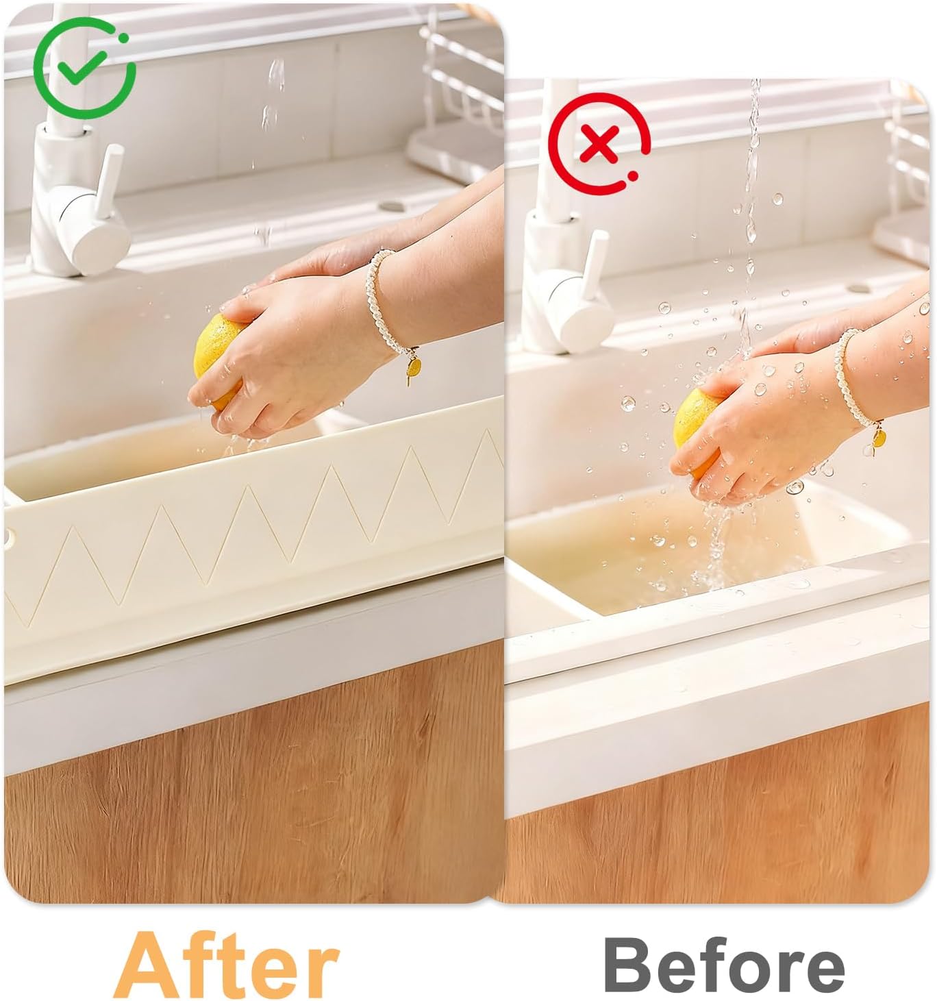 Silicone Sink Splash Guard Set - Image 7