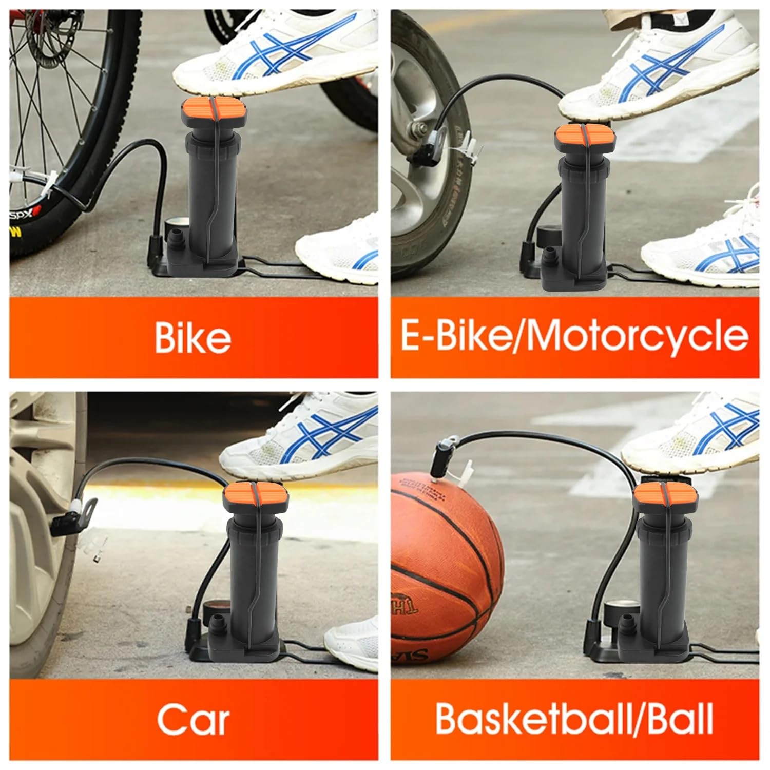 Portable Mini Foot Air Pump for Car - Image 7