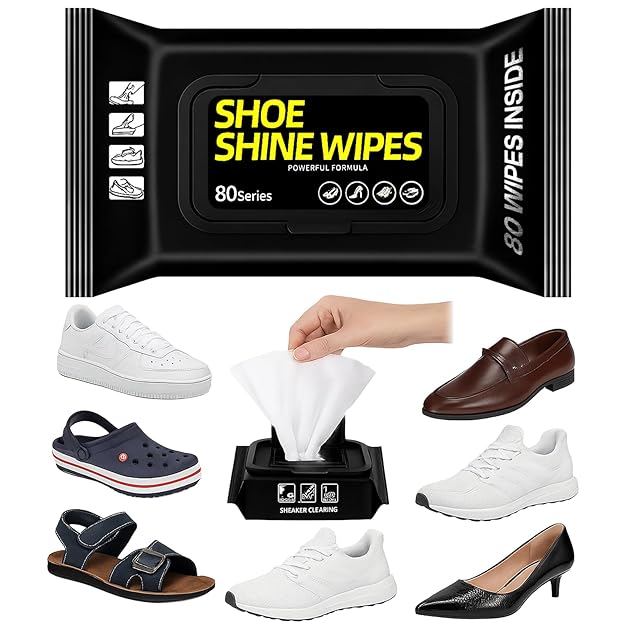 Shoe Cleaning Wipes 80 Count - Image 2