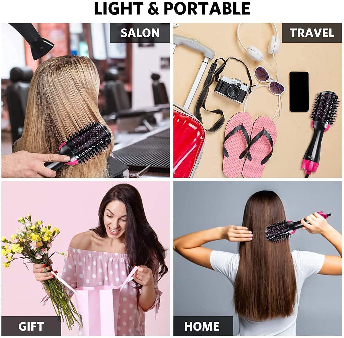 3 in 1 Hot Air Brush Hair Dryer and Styler Volumizer - Image 6