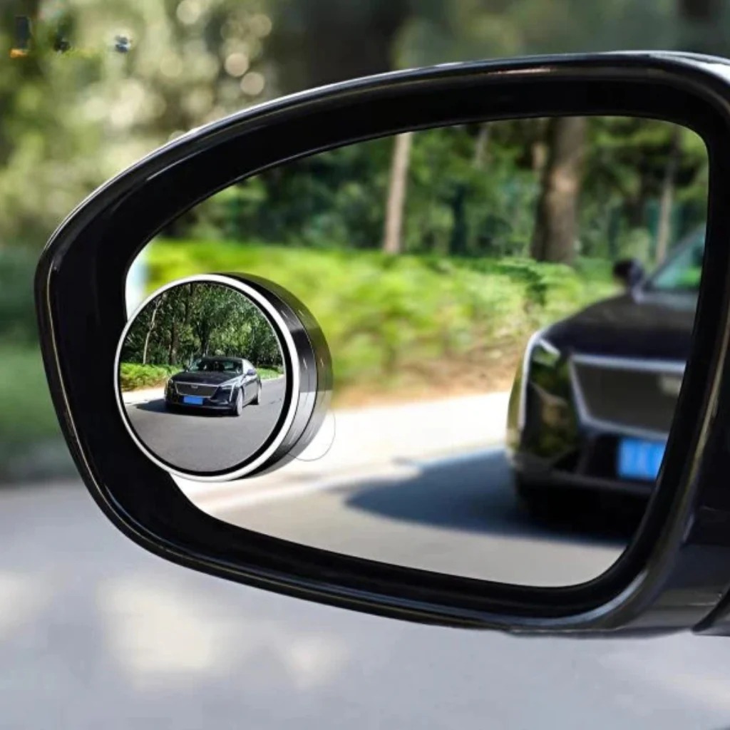 Car Blind Spot Mirror Set, 2 Pcs Round Original Glass Convex Mirrors - Image 3