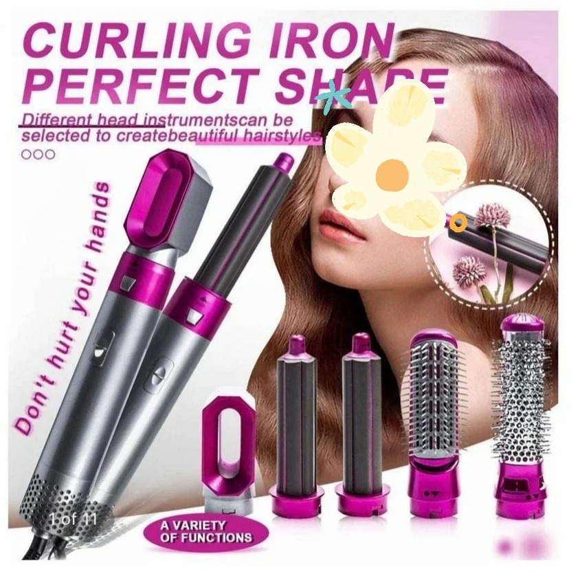 5-in-1 Hair Styler and Dryer Brush Set - Image 5